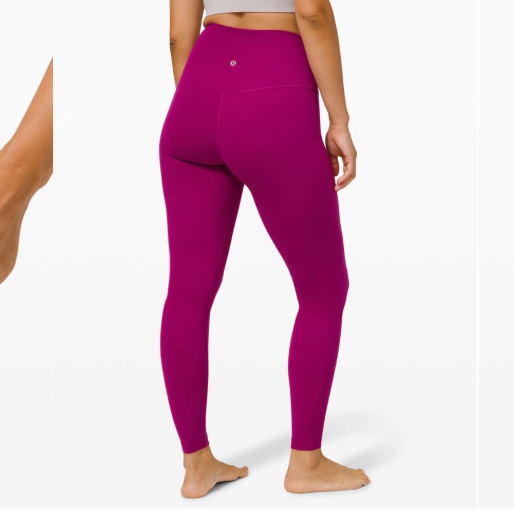 lululemon Align High-Rise Pant 28" Deep Fuschia Size 2
